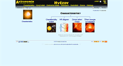 Desktop Screenshot of hvezdy.astro.cz